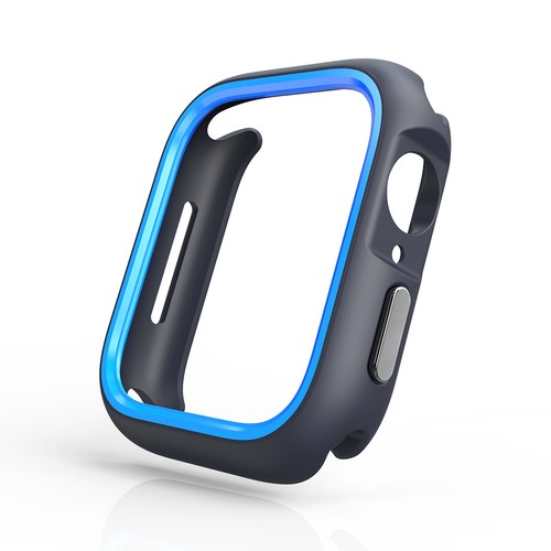 Pour Apple Watch Series 41/44/45/49/42/46mm Coque rigide luxe robuste pare-chocs PC - Photo 16 sur 53