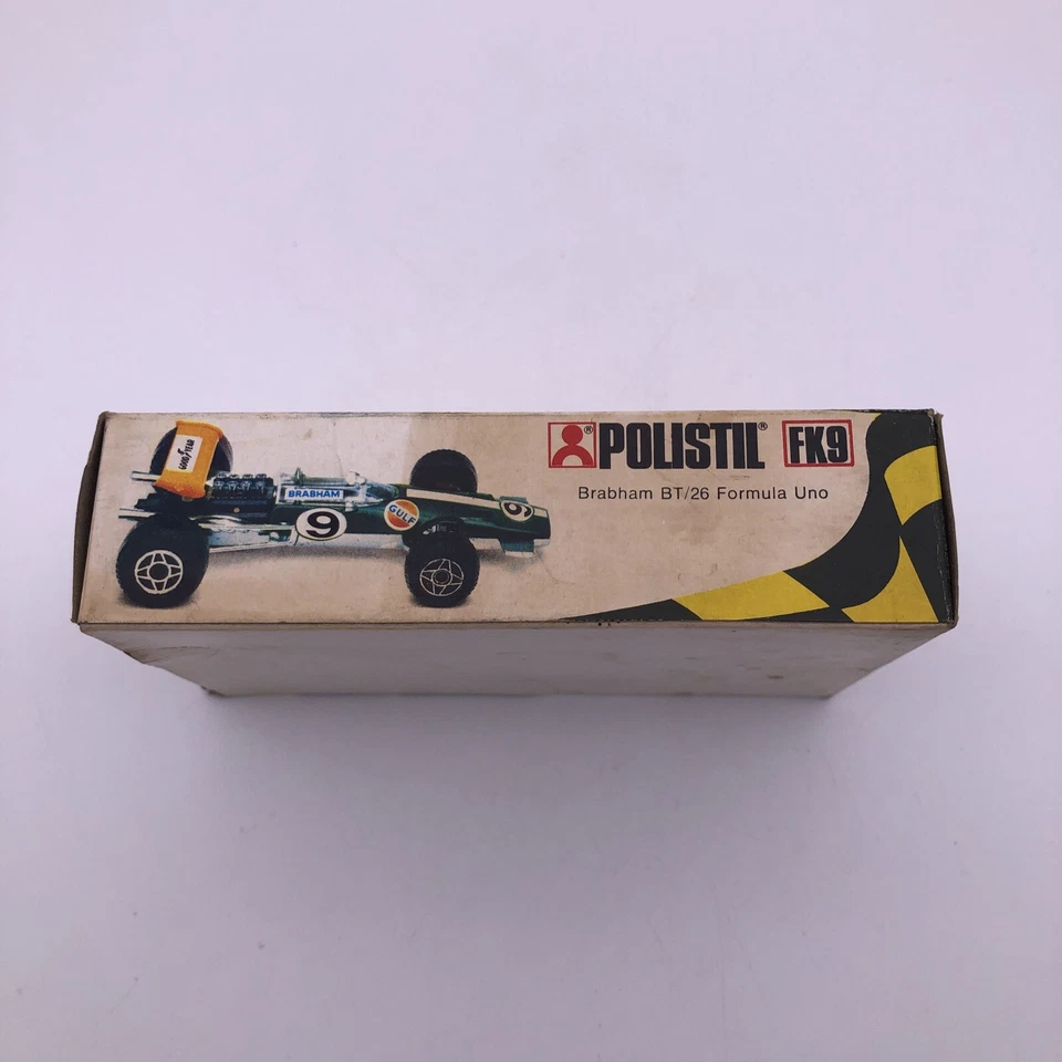 Vintage Polistil FK9 Brabham BT/26 Formula Uno Racing Car Toy with Original Box — 第 3/4 张图片