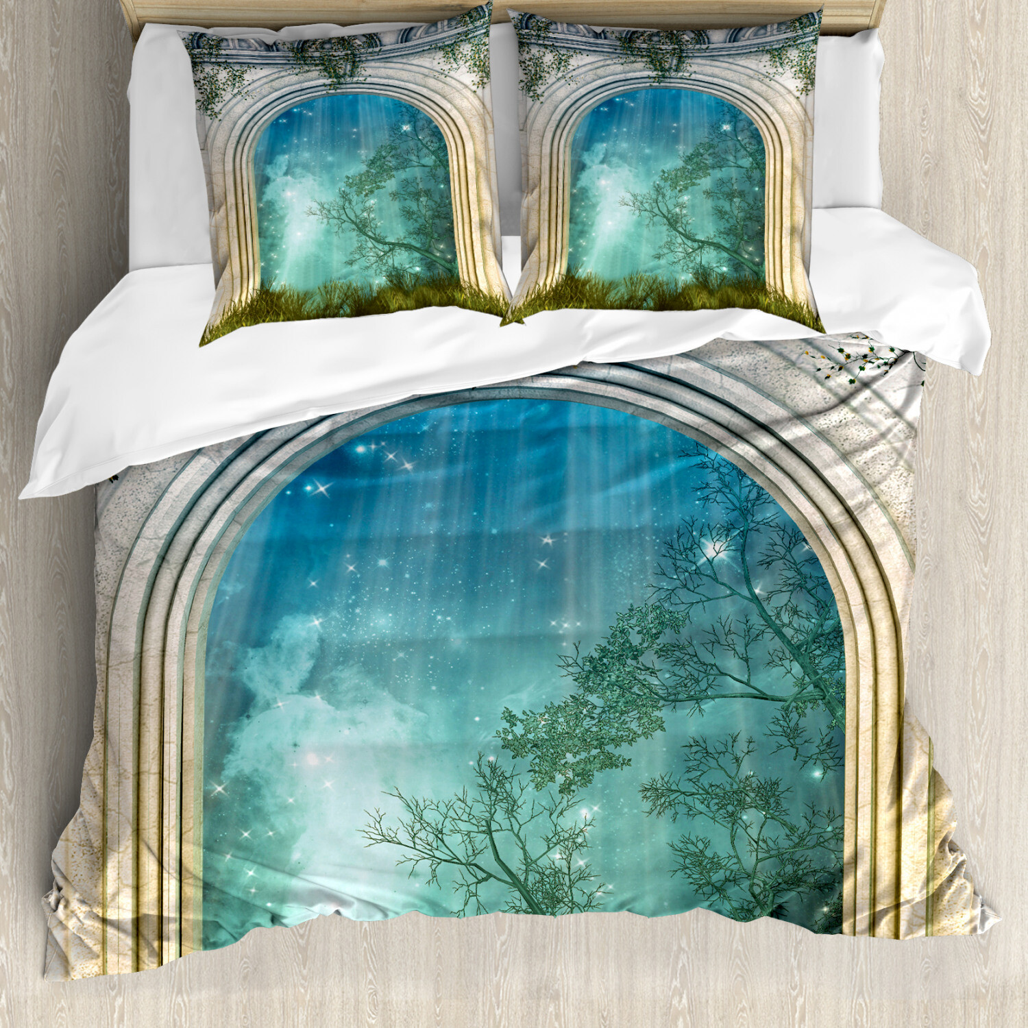 Wald Bettwäsche Set Märchen TürsterneWeicher Microfaserstoff Wald Bettwäsche Set Märchen TürsterneWeicher Microfaserstoff