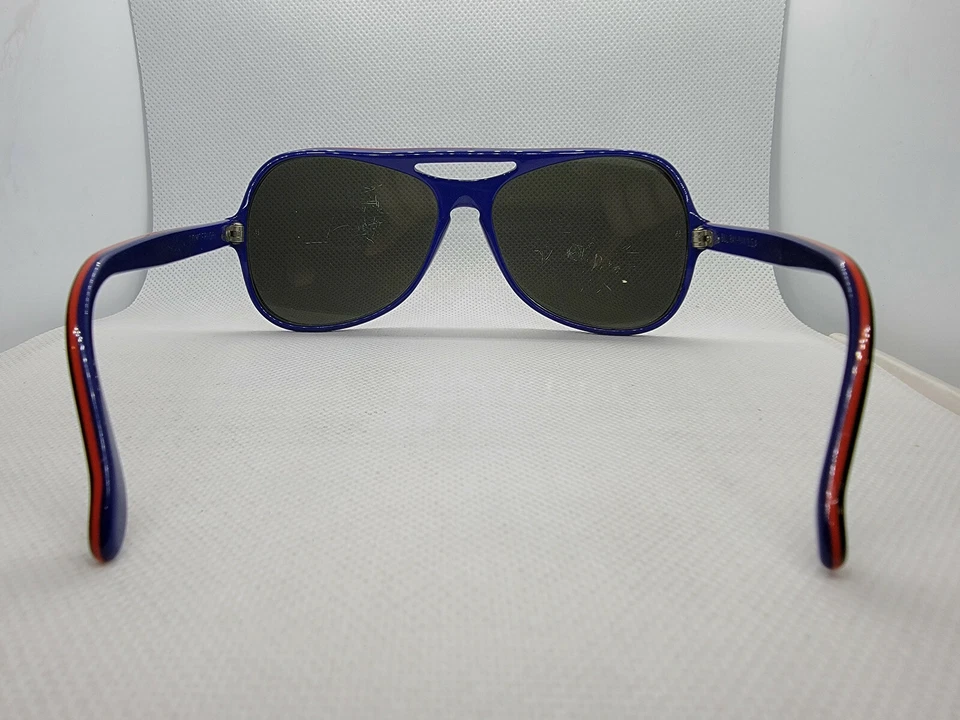 Gafas de sol RAY-BAN B&L L9722 POWDERHORN marco negro rojo azul G31 lentes espejadas Foto 4 de 4