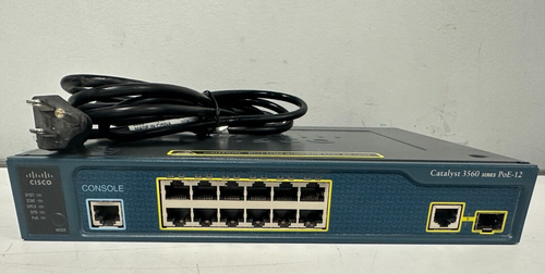CISCO Catalyst 3560-12PC-S Ethernet Switch with PoE WS-C3560-12PC-S