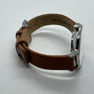Skagen SKW1085 Women\'s Brown Leather Analog Dial Quartz Wrist Watch AEA234 Skagen SKW1085 Women main image 3