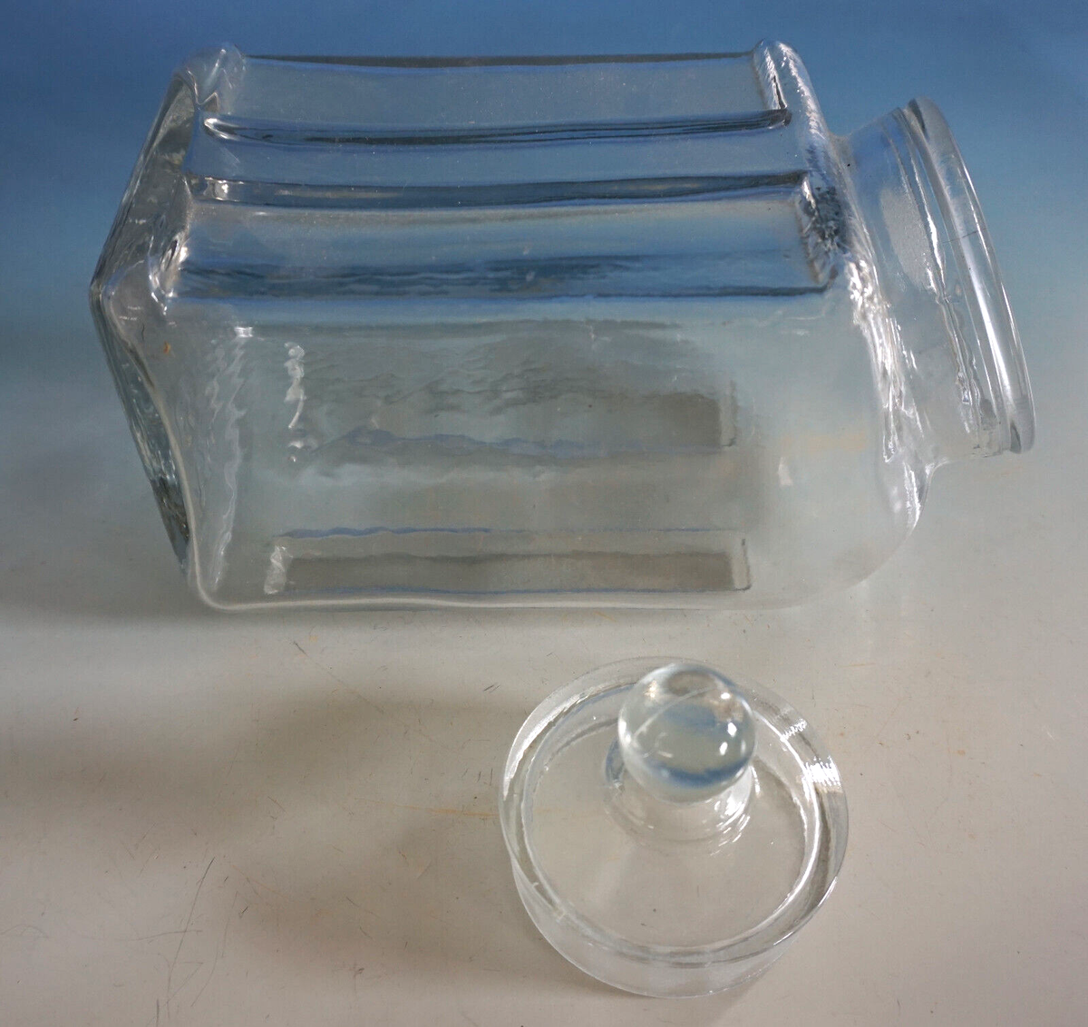 Vintage Ikea Glas Deckeldose Bonbonglas Dose Bonboniere Glasdose (F024-1015)