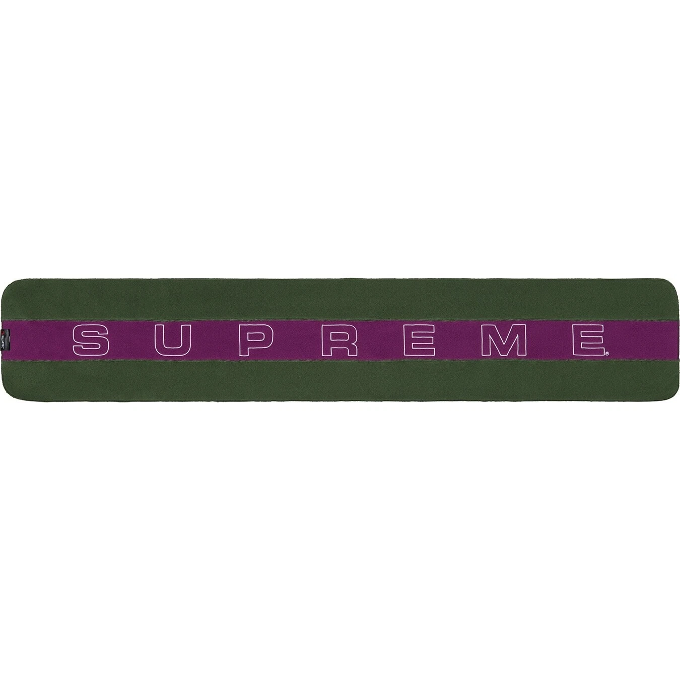 Foulard Supreme Polartec®   VERT FONCÉ / VIOLET olive FW18