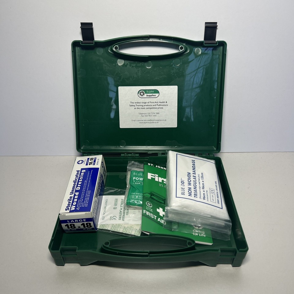 St John Ambulance Emergency First Aid Kit F30040 LOT 0603 eBay