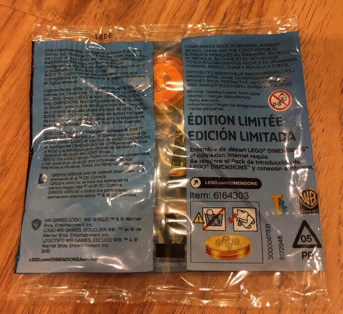 LEGO DIMENSIONES 71342 FLECHA VERDE EDICIÓN LIMITADA BOLSA DE POLIETILENO SELLADA DE FÁBRICA NUEVO EN PAQUETE Foto 2 de 2