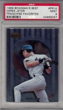 1999 Bowman's Best Derek Jeter Franchise Favorites NY Yankees #FR1A PSA 9 pop 12