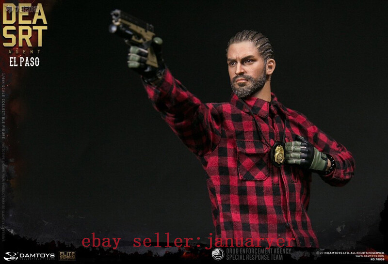 KAN DAMTOYS ELITE SERIES 1/6 EL PASO DAMTOYS Dea Srt (Special Response Team) Agent El Paso 1/6