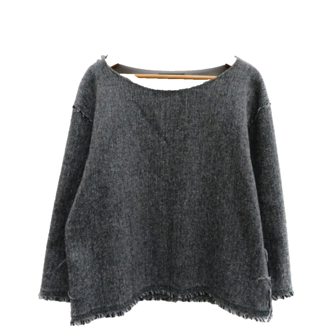 Wool Herringbone Tops para mujer