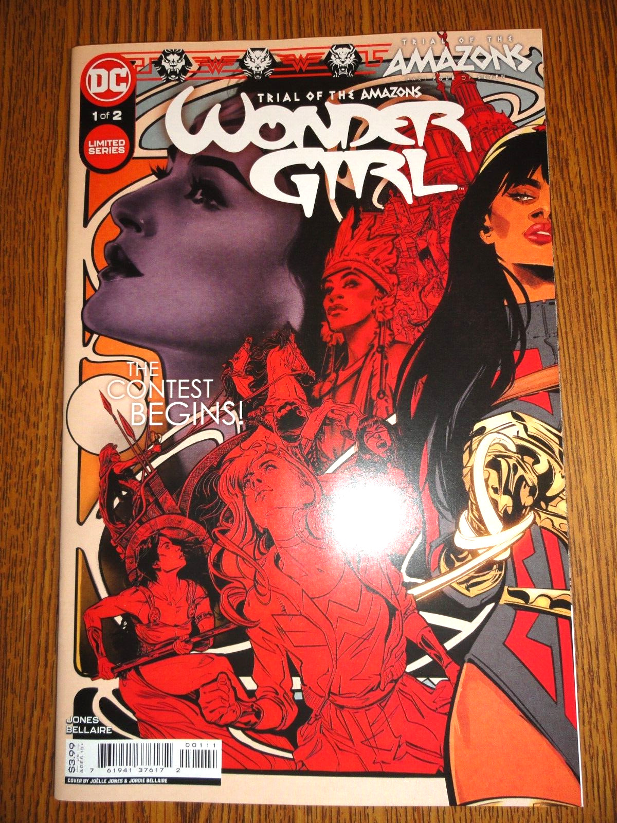 Trial of the Amazons: Wonder Girl #1 of 2 Yara Flor 1st Print Pt 4 of 7 Woman DC