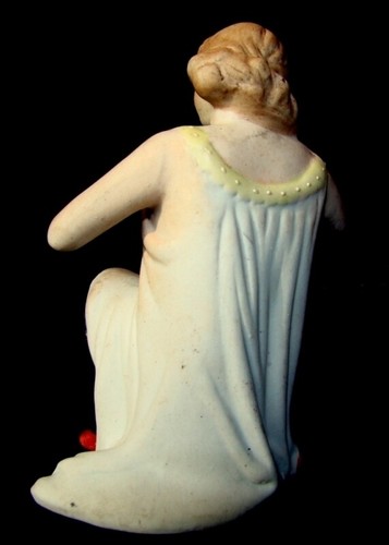 Figurine Baigneuse Pin-up Sexy Style Art Deco-allemand Style Art Nouveau Porcela - Picture 4 of 5