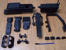 Traxxas 3.3 Revo Receiver Battery Box On/Off Switch Skid Plates Servo Mounts 