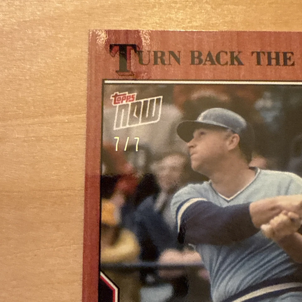 2022 MLB TOPPS NOW TBTC 172 HARMON KILLEBREW KANSAS CITY ROYALS  CHERRY 7/7 - Image 2 of 2