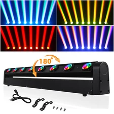 LED Stage 8x12W Moving Head Beam Bar Light RGBW DMX DJ Disco Party Club Lighting