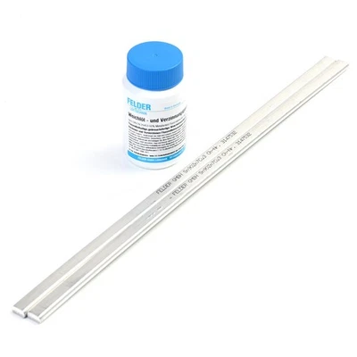 TBS-AACHEN 2 Stangen (ca.400g) 90% Karosseriezinn bleifrei+250g Weichlöt-/Verzinnungspaste