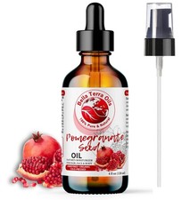 Organic Pomegranate Seed Oil - 4oz Cold-Pressed Oil for Skincare, Haircare D