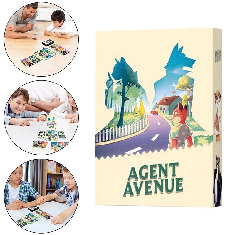 Agent Avenue Board Game Card Game Family Party Strategy Game Brand New
