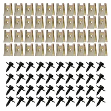 Car Engine Under Cover Splash Shield Bumper Body Bolts Guard Fastener U-nut Clip