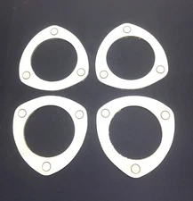(4) Extra Thick HEADER 3 Bolt COLLECTOR GASKETS for 3  Exhaust Pipes
