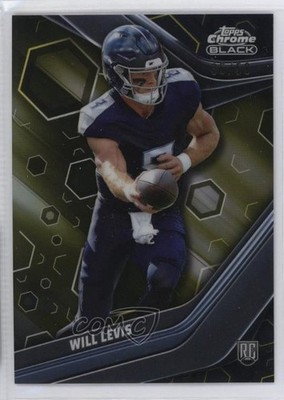 2023 Composite Topps Chrome Black Gold Refractor 35/50 Will Levis Rookie RC 5y7