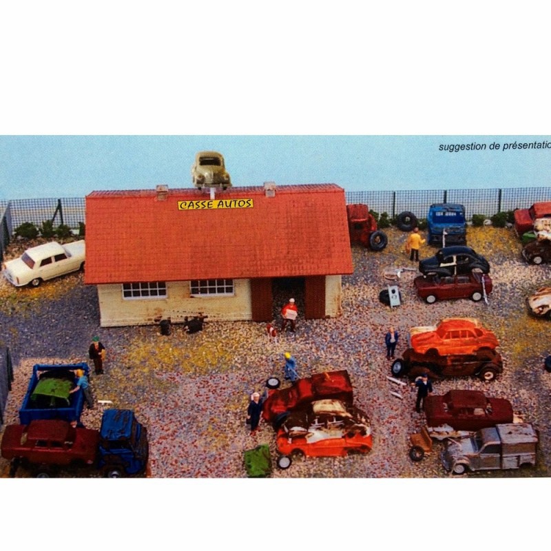 Casse automobiles HO 1/87 SAI 167 : donnez du réalisme à vos décors industriels