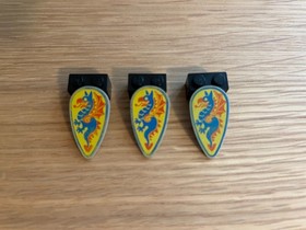 LEGO Castle: Black Knight (6009) (Pack of 3) - USED (read description)