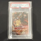 Team Rocket's Meowth 203 Pokemon Destined Rivals Illustration Rare PSA 10