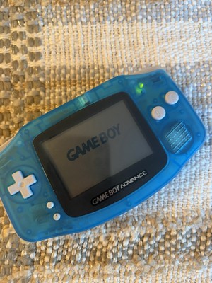 Nintendo Game Boy Advance Blue Handheld Console Rechargeable AGB-001