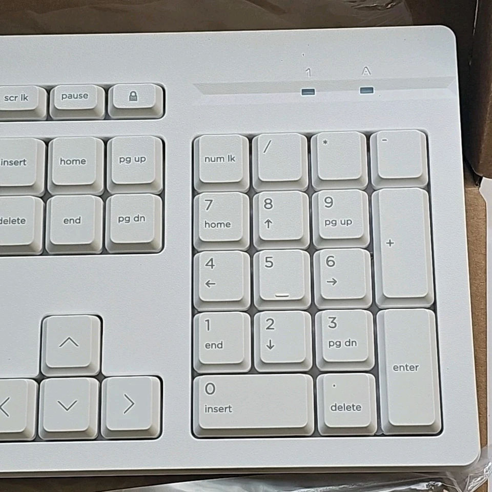 HP Keyboard 125 Qwerty White Wired USB For PC Computer Laptop - Image 2 of 4