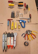 2 Tempo 200FP, 2 Telco 3NXR, Progressive 200EP, Toughbuilt bag, telephony tools