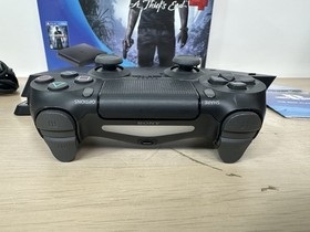 Sony PlayStation 4 Slim 500GB Black Console w/ Uncharted 4 Box - Tested & Works