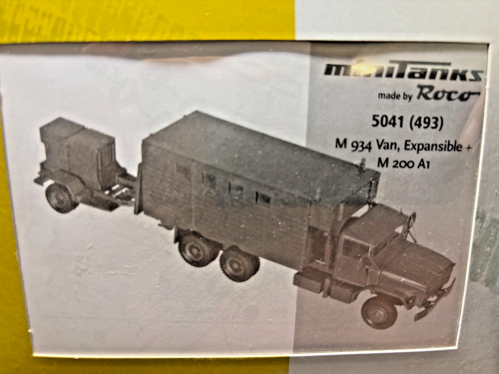 Roco Minitanks 5041/ 493 M-934 Command truck M-200 set  Lima35  1/87
