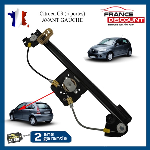 Fensterhebermechanismus Vorne Links Fahrer FüR C3 (5 TüRen) 9221AQ-image