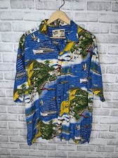 KoKo Island USA Cstalina Island California Hawiian Shirt Mens L