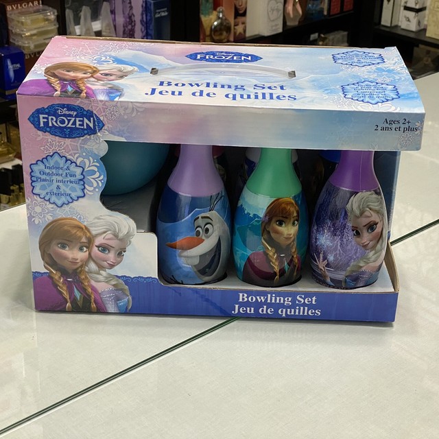 Disney Princess Bowling Set 6 Pins 1 Ball Indoor & Outdoor Fun for sale