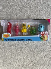 Yo Gabba Gabba! Gang Figures - 2013 Rare New in Sealed Box Wildbrain Toys