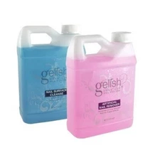 Gelish Soak-Off Gel Polish Nail Surface Cleanse+Nail Remover 32oz Duo 2pcs