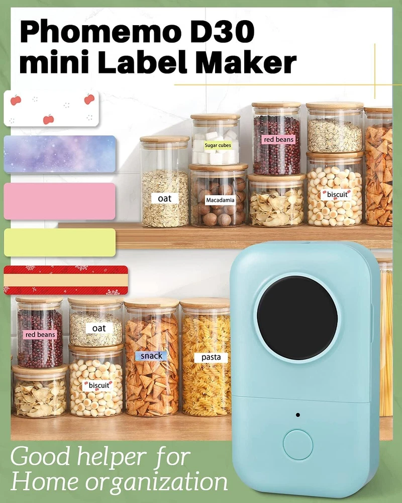 Label Maker Thermal Phomemo D30 Bluetooth Wireless Mini Portable Label Printer Label Maker Thermal Phomemo D30 Bluetooth Wireless Mini Portable Label Printer