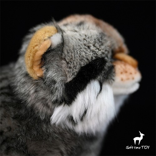 Simulation Steppe Cat Plush Toy Felis Otocolobus Manul Pallas's Stuffed Doll - Picture 6 of 8