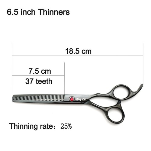 7 inch Pro. PET GROOMING Shears Cutting+Thinning+curved shears+steel comb sets - Picture 65 of 79