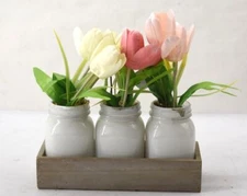 Sonoma Goods For Life Artificial Tulip Table Decor Multicolor 10.5" x 10.5" x 4"