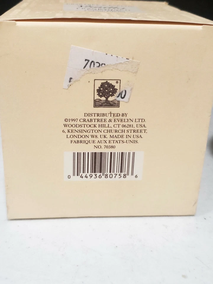 NUEVO Crabtree Evelyn VAINILLA 9,5 onzas vela perfumada 45 horas tiempo de combustión crema Foto 4 de 4