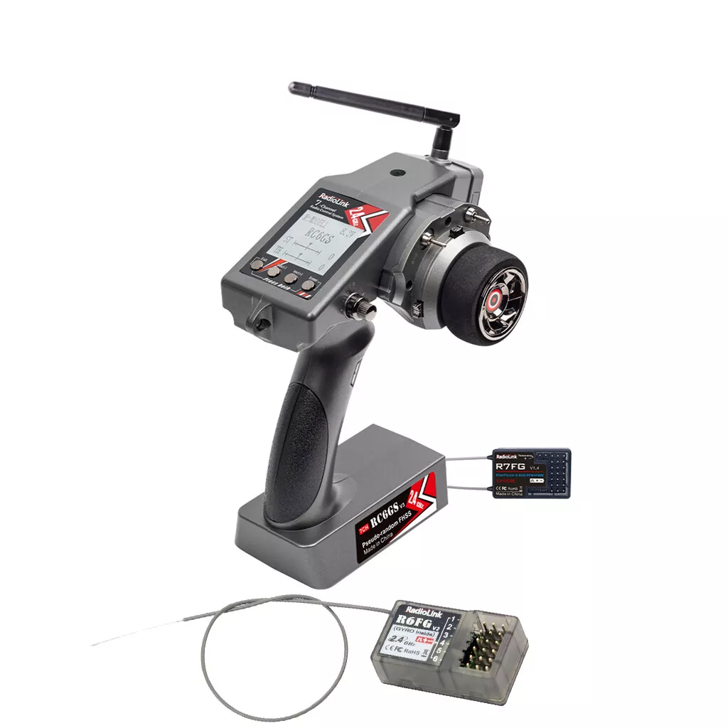 2.4G Car Telemetry RC6GS RX RC4GS V3 Radiolink 2.4G w R7FG RX Transmitter Boat