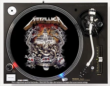 Metallica Master Puppets - 7"-12" DJ slipmat slip mat LP turntable record player