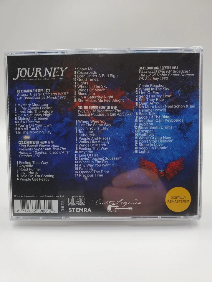 JOURNEY The Broadcast Collection 1976-83 4 CD Set NEW - Image 3 of 3