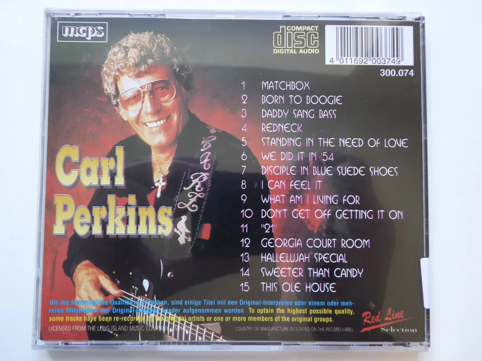 CARL PERKINS < Matchbox > NM (CD) - Bild 4 von 4