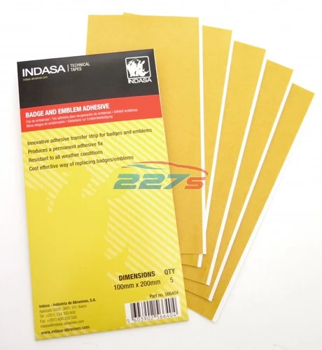 Indasa Professional Car Badge & Emblem Adhesive / Glue