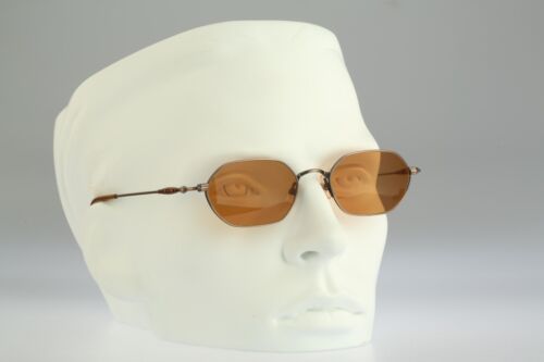 Jean Paul Gaultier 55-0021, Vintage 90s victorian small hexagon sunglasses NOS - Picture 1 of 11