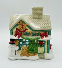 PartyLite Tea Light Toy Shop Christmas Village House