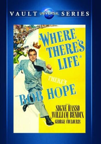 Where There's Life (DVD) Bob Hope Signe Hasso William Bendix - Picture 1 of 1